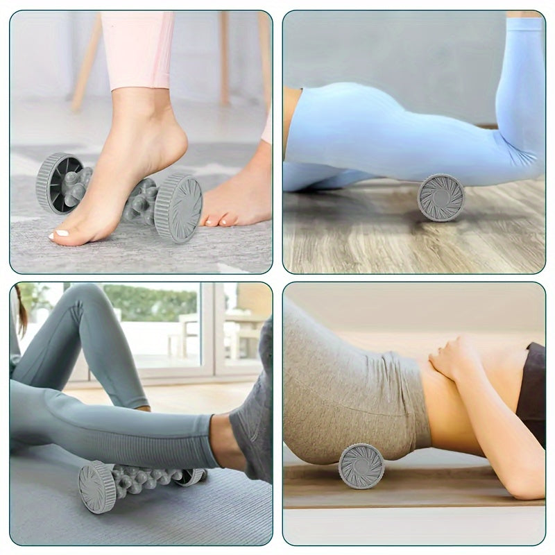 Plantar Fascia Roller Foot Massager for Plantar Fasciitis Relief — Foot Roller for Yoga, Pilates & Flat Feet Pain, Multi-Color