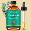 4 fl oz (118 ml) Natural Essential Oil Set – Lavender, Eucalyptus, Frankincense, Lemon, Sweet Orange, Peppermint – Aromatherapy Oils for Diffusers, Candles, Soap Making & Car Freshener