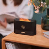 USB Flickering Flame Humidifier & Aroma Diffuser for Home — High Mist 300 mL/h, Nightlight, Aromatherapy