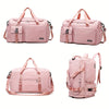 Large Capacity Women's Travel & Sports Backpack with Detachable Strap and Multiple Pockets