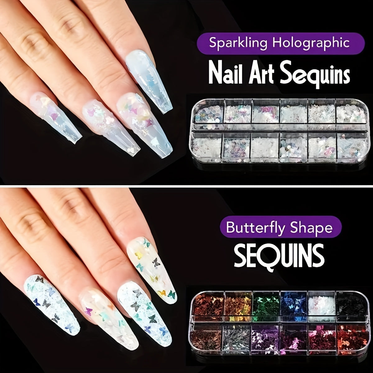 15-Piece Nail Art Brush Set with 5 Dotting Pens, Rhinestones, Sequins, Foils & Tweezers – Nail Design Kit