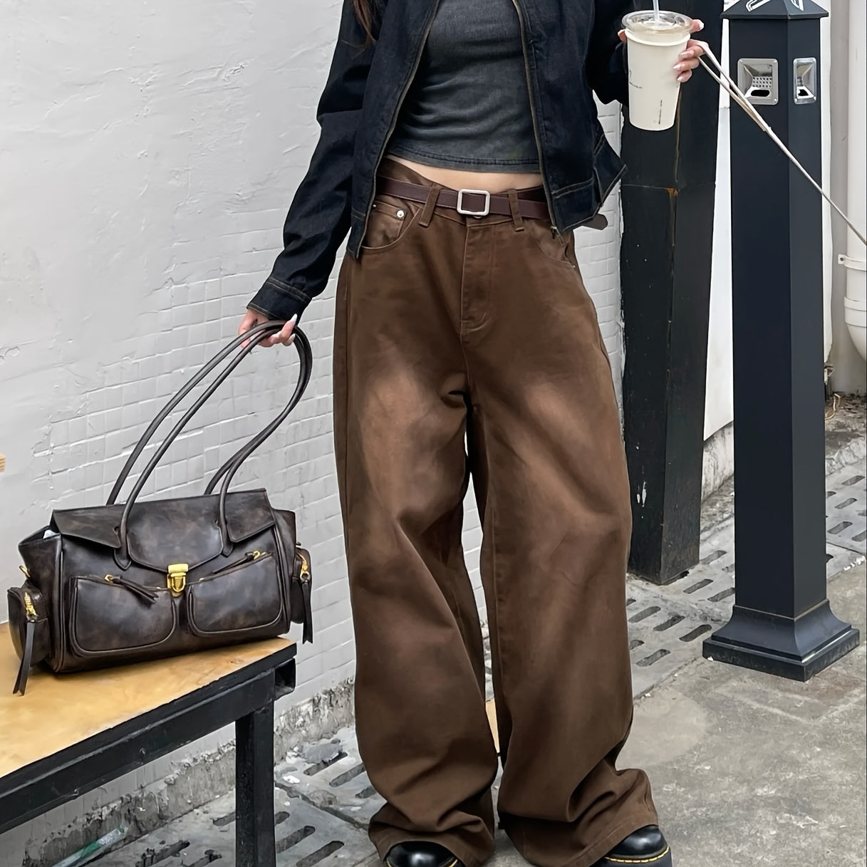 Retro Underarm Baguette Bag - Hippie Shoulder Handbag & Purse