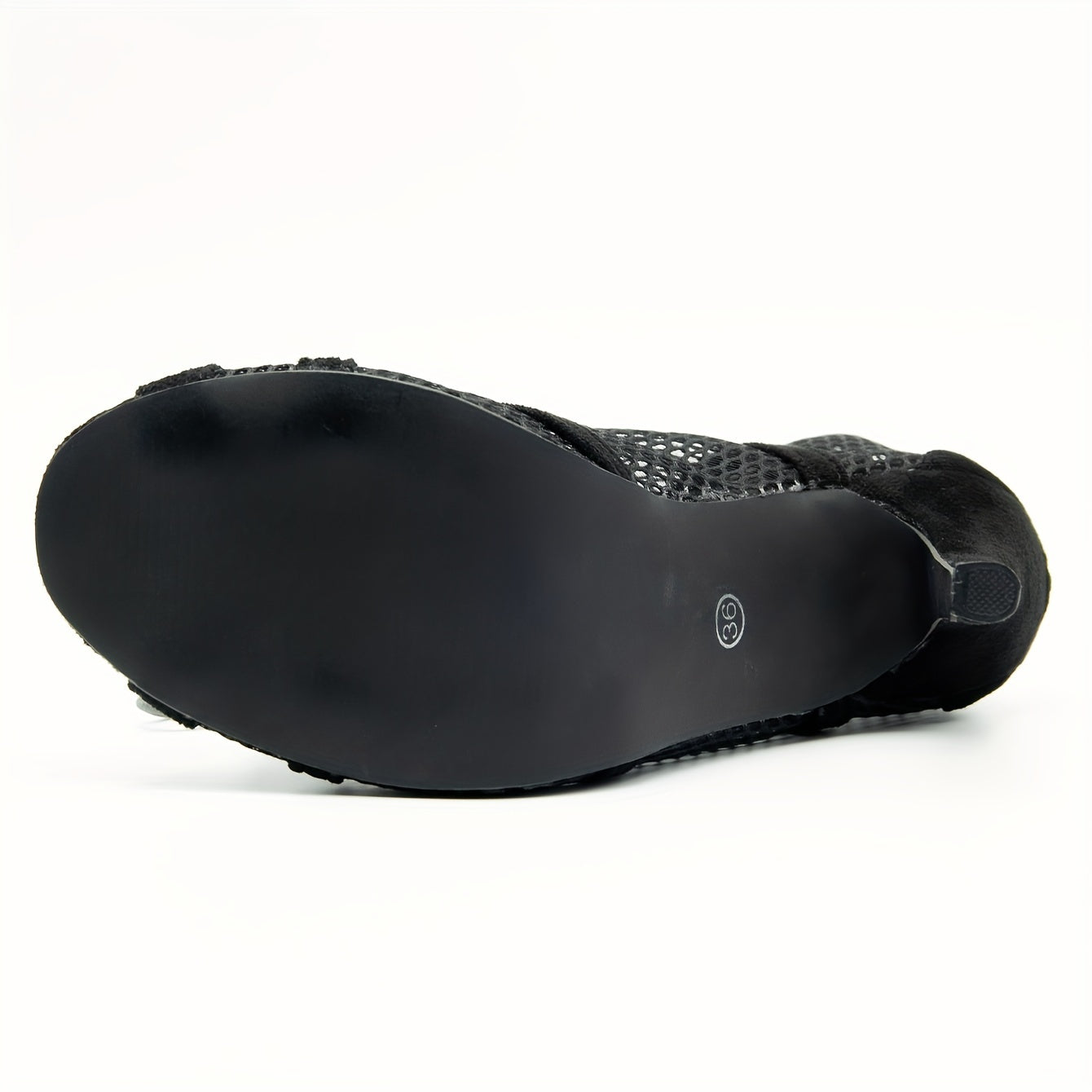 Women's Breathable Mesh Stiletto Heels Peep Toe D'Orsay Lace-Up Dress Pumps