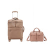 2-Piece Travel Luggage Set with Multi-Purpose Shoulder Bag — 24-Inch (61 cm) Spinner Suitcase + 20-Inch (51 cm) Carry-On, Lightweight Large Capacity