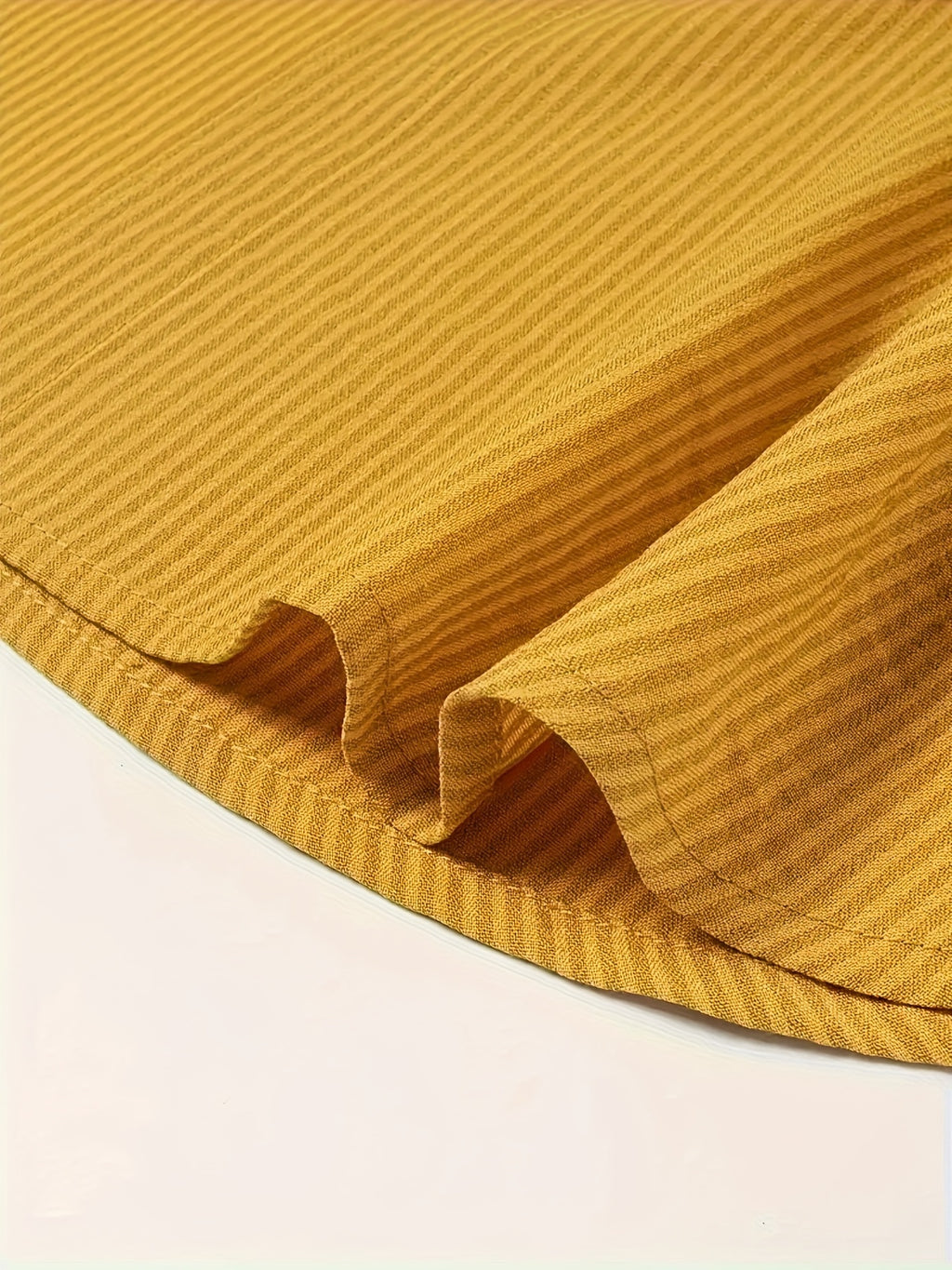 Women's Striped Boho Side-Button Blouse — Lapel Collar Roll-Up Sleeve Casual Shirt