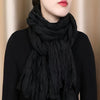 Solid Color Bali Yarn Scarf Thin Breathable Soft Shawl Versatile Travel Sunscreen Head Wrap