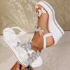 Butterfly Wedge Sandals – Women's Open-Toe Platform Heels