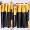20/34-Piece Makeup Brush Set + 8 Mini Brushes – Professional Soft Synthetic Face & Eye Brushes for Beginners