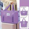 Expandable Travel Luggage Bag – Foldable Oxford Fabric Suitcase Organizer for Weekend Trips, Gym & Shopping (Pastel Colors)